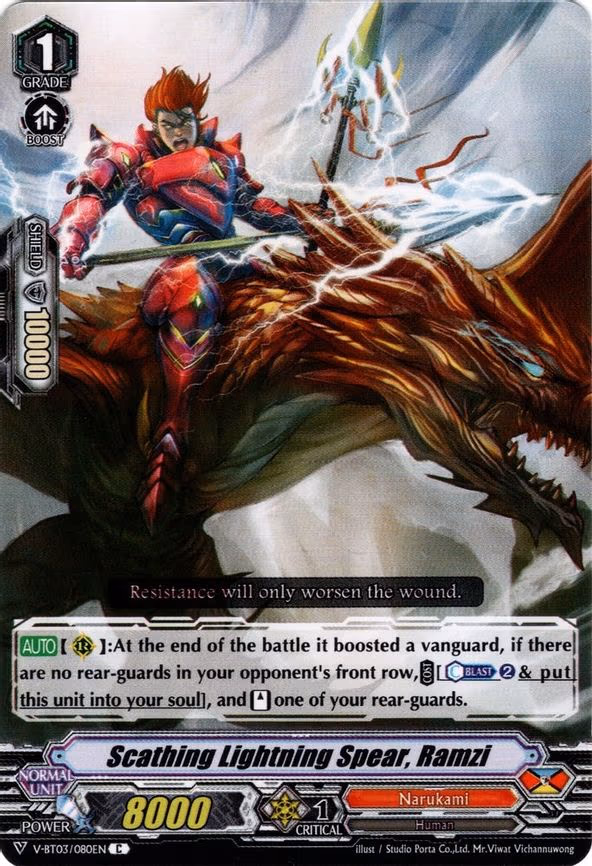 Scathing Lightning Spear, Ramzi - C (V-BT03/080EN)