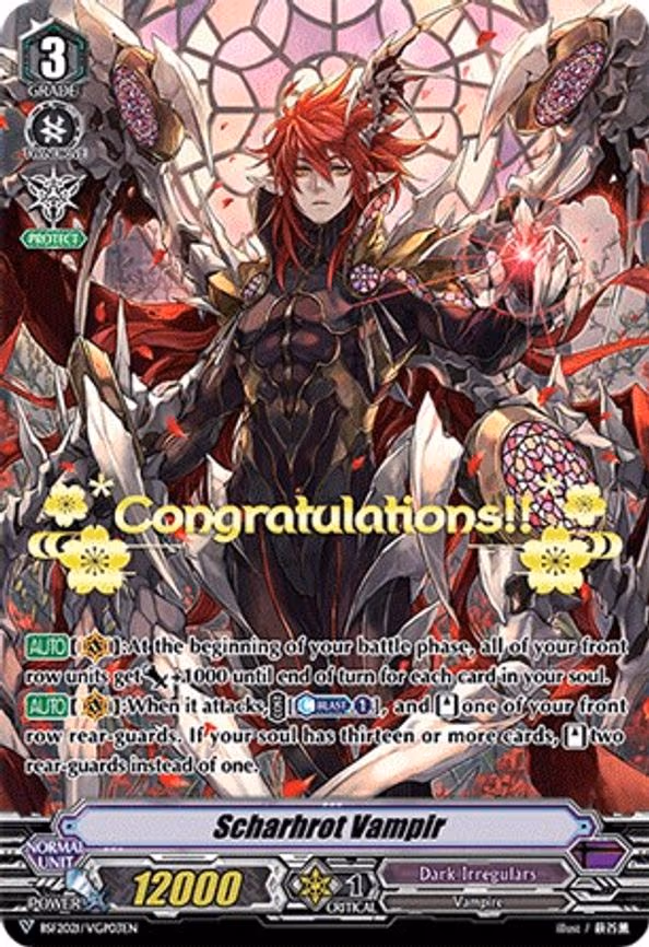 Scharhrot Vampir (Congratulations Hot Stamp) - PR (BSF2021/VGP03EN)