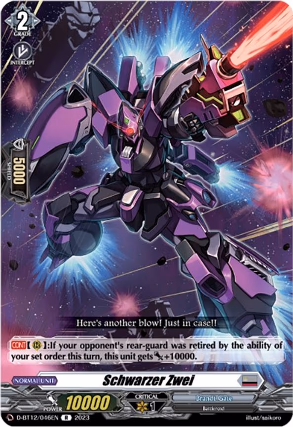 Schwarzer Zwei - R (D-BT12/046EN)