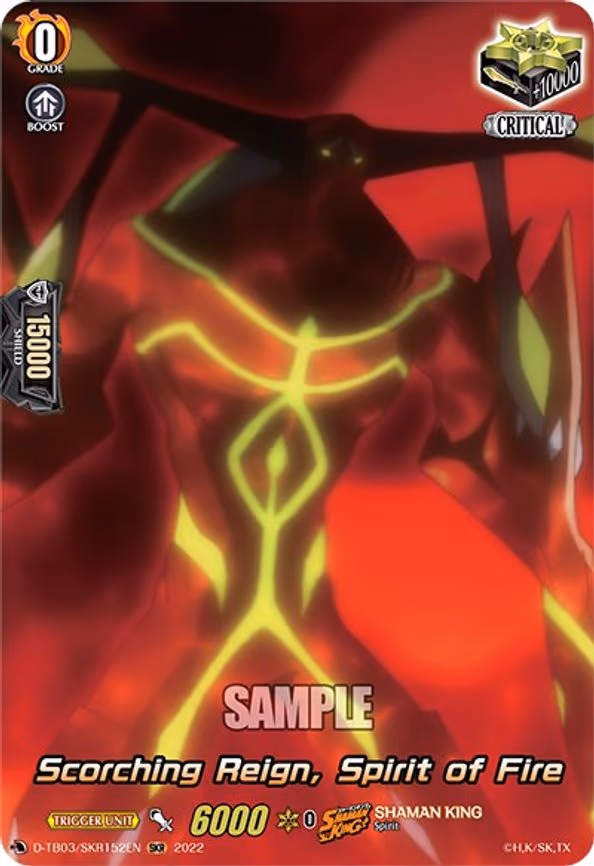 Scorching Reign, spirit of Fire - SKR (D-TB03/SKR152EN)