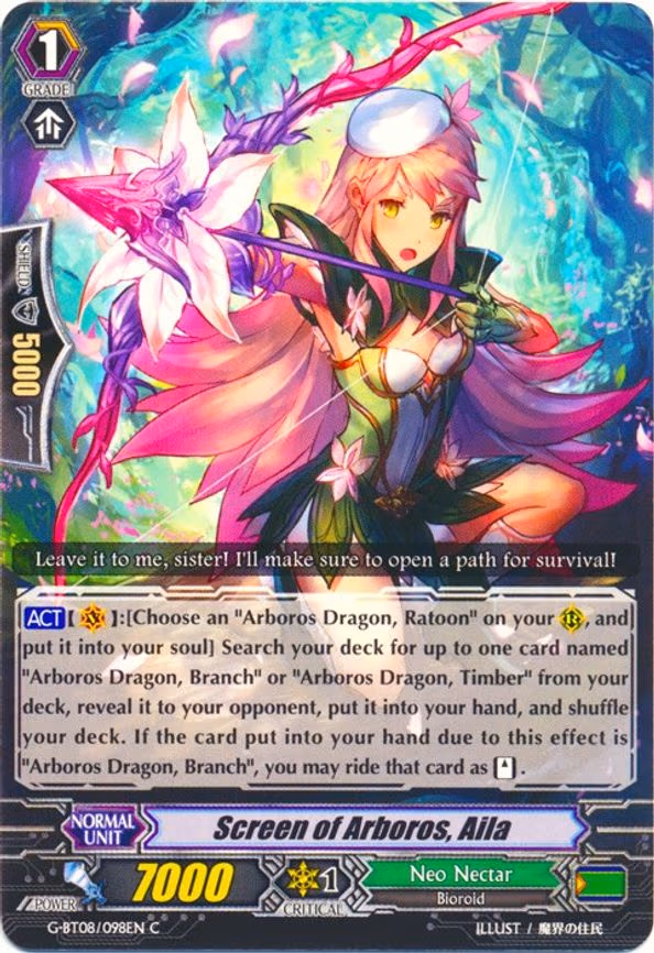 Screen of Arboros, Aila - C (G-BT08/098EN)