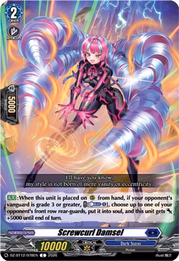 Screwcurl Damsel - C (DZ-BT12/078EN)