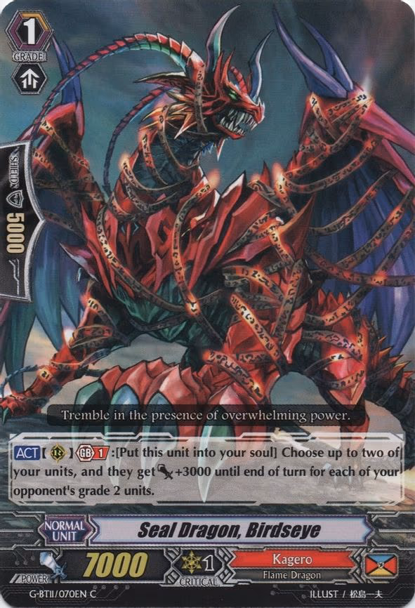 Seal Dragon, Birdseye - C (G-BT11/070EN)