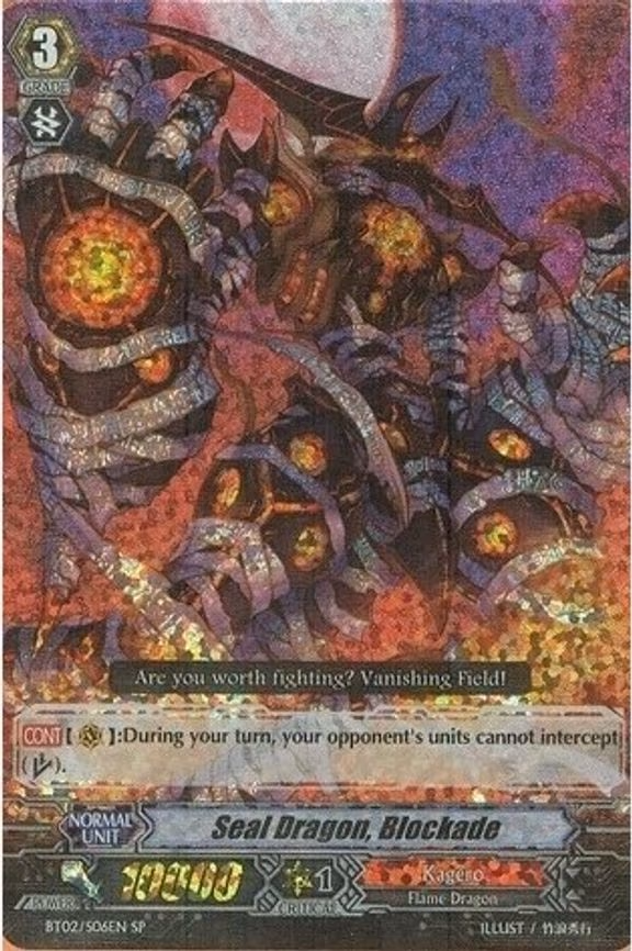 Seal Dragon, Blockade - SP (BT02/S06EN)