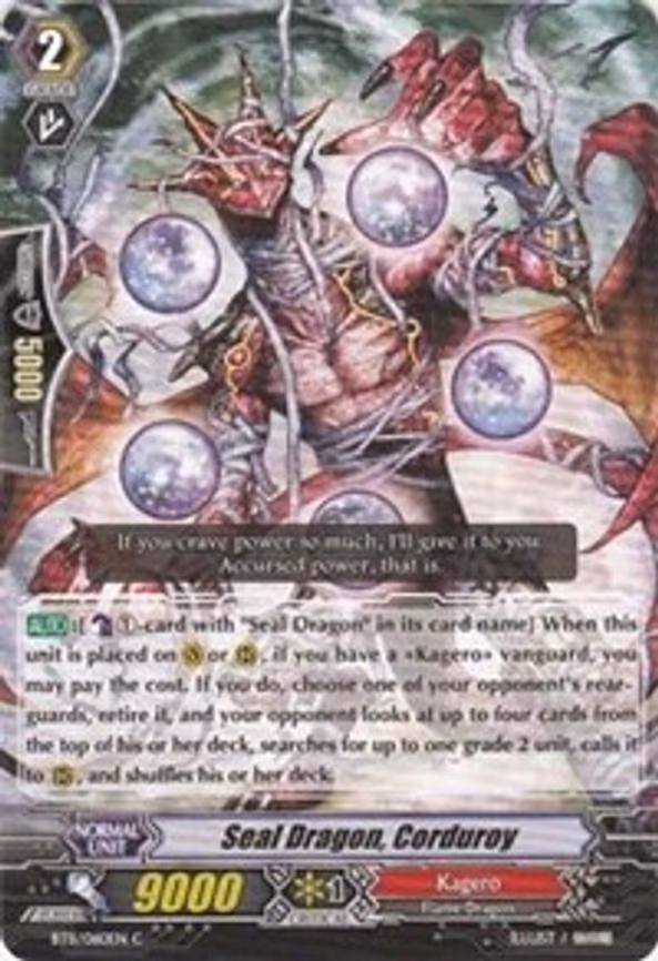 Seal Dragon, Corduroy - C (BT11/060EN)