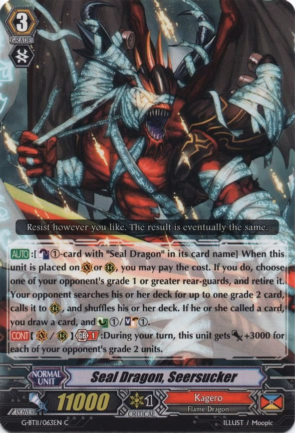 Seal Dragon, Seersucker - C (G-BT11/063EN)