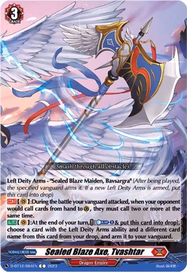 Sealed Blaze Axe, Tvashtar - C (D-BT12/064EN)