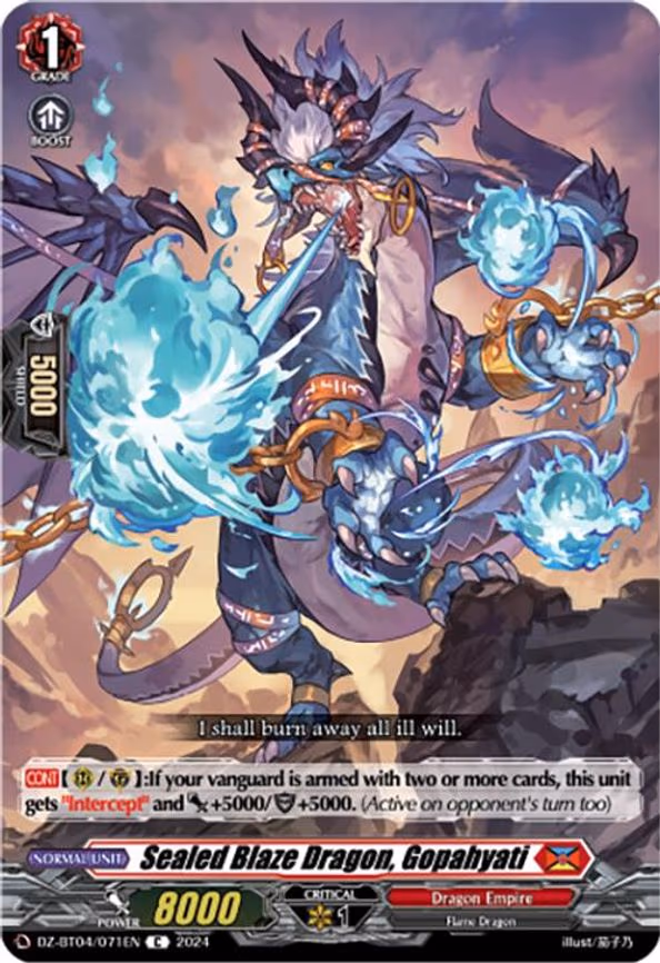 Sealed Blaze Dragon, Gopahyati - C (DZ-BT04/071EN)