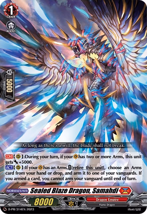 Sealed Blaze Dragon, Samahdi - PR (D-PR/314EN)