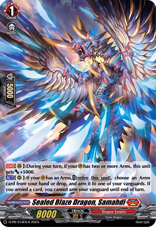 Sealed Blaze Dragon, Samahdi - PR (D-PR/314EN-S)