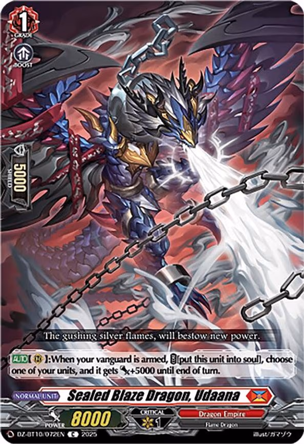 Sealed Blaze Dragon, Udaana - C (DZ-BT10/072EN)