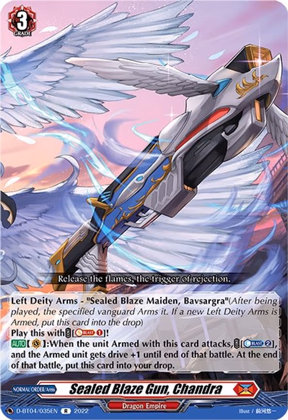 Sealed Blaze Gun, Chandra - R (D-BT04/035EN)