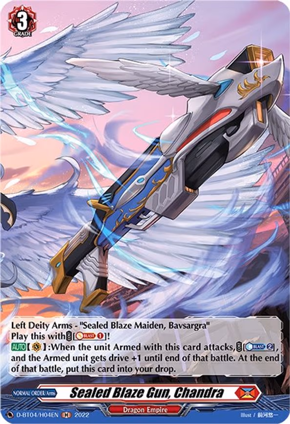 Sealed Blaze Gun, Chandra (Holo) - H (D-BT04/H04EN)