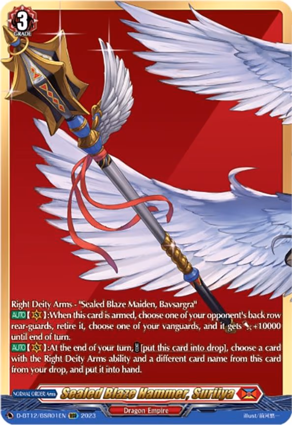 Sealed Blaze Hammer, Suriiya - BSR (D-BT12/BSR01EN)