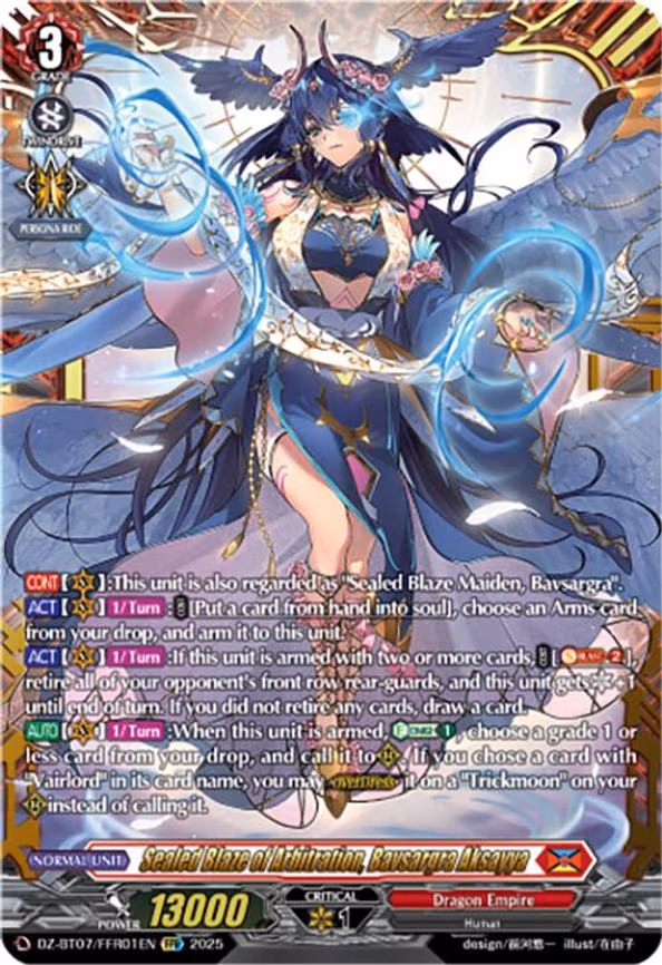 Sealed Blaze of Arbitration, Bavsargra Aksayya