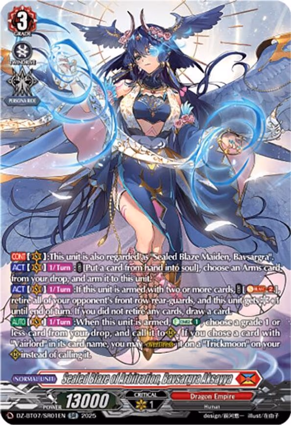 Sealed Blaze of Arbitration, Bavsargra Aksayya