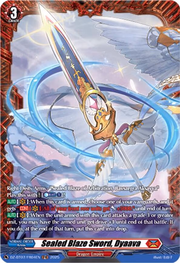 Sealed Blaze Sword, Dyaava - FR (DZ-BT07/FR04EN)