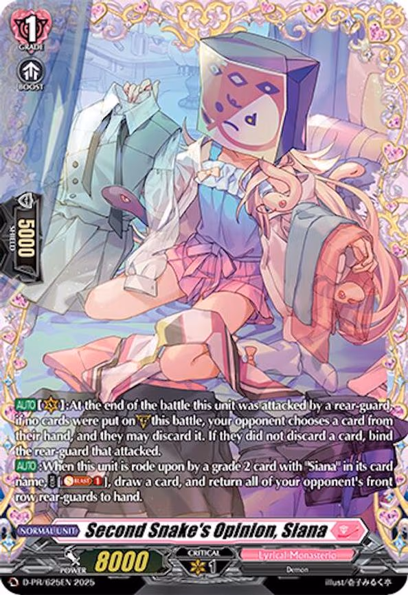 Second Snake's Opinion, Siana - PR (D-PR/625EN)