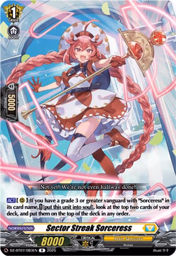 Sector Streak Sorceress - R (DZ-BT07/083EN)
