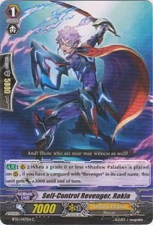 Self-control Revenger, Rakia - C (BT15/047EN)