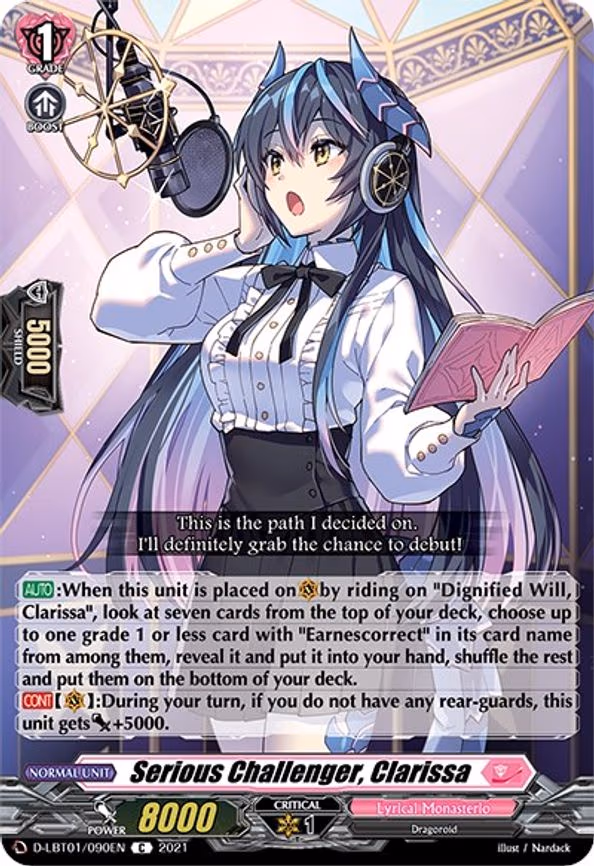 Serious Challenger, Clarissa - C (D-LBT01/090EN)