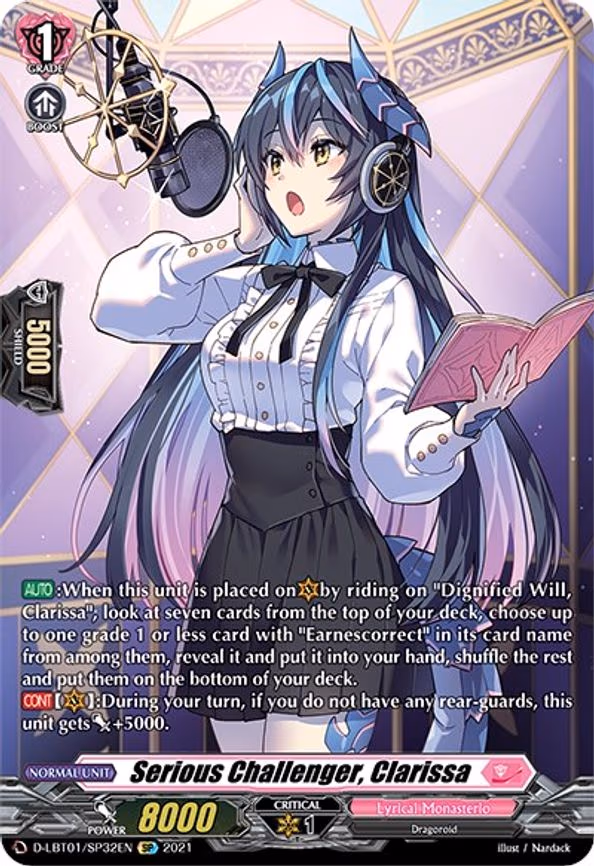 Serious Challenger, Clarissa - SP (D-LBT01/SP32EN)