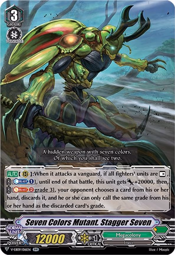 Seven Colors Mutant. Stagger Seven - RR (V-EB09/016EN)