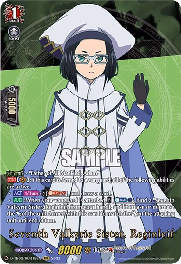 Seventh Valkyrie Sister, Reginleif - RGR (D-TB02/RGR18EN)
