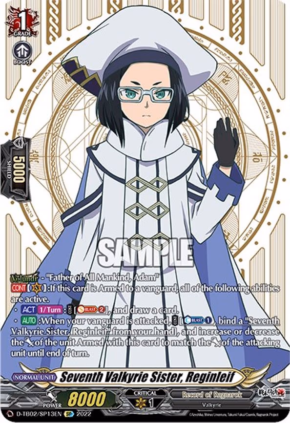 Seventh Valkyrie Sister, Reginleif - SP (D-TB02/SP13EN)