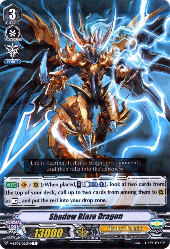 Shadow Blaze Dragon - R (V-BT04/026EN)