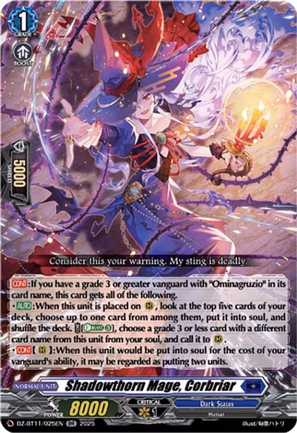 Shadowthorn Mage, Corbriar - RR (DZ-BT11/025EN)
