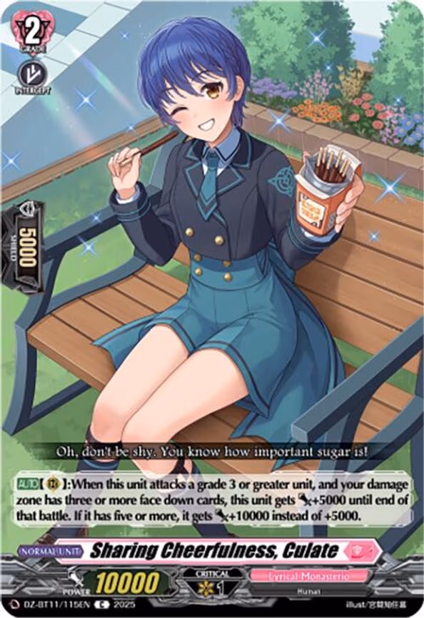 Sharing Cheerfulness, Culate - C (DZ-BT11/115EN)