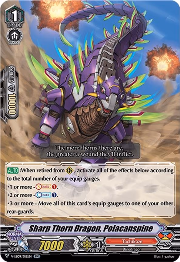 Sharp Thorn Dragon, Polacanspine - RR (V-EB09/012EN)
