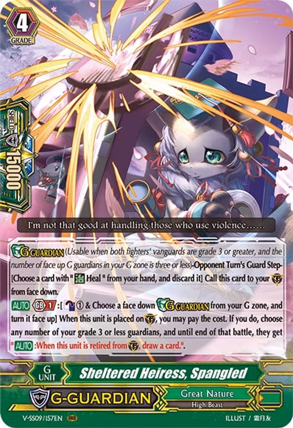 Sheltered Heiress, Spangled - RRR (V-SS09/157EN)