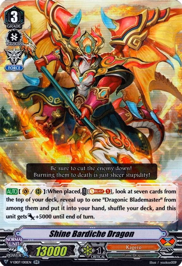 Shine Bardiche Dragon - RR (V-EB07/010EN)