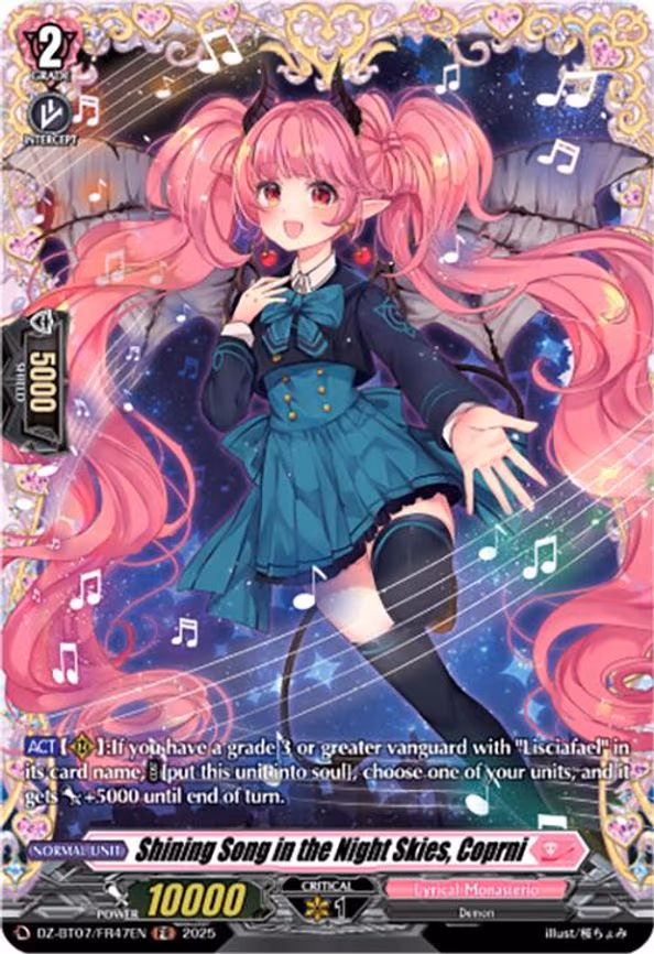 Shining Song in the Night Skies, Coprni - FR (DZ-BT07/FR47EN)