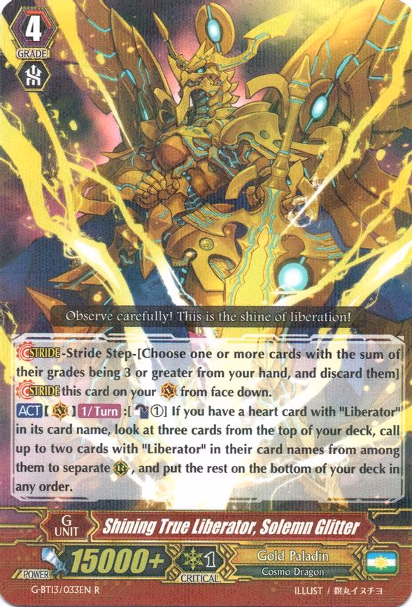 Shining True Liberator, Solemn Glitter - R (G-BT13/033EN)