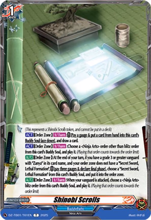 Shinobi Scrolls - T (DZ-TB01/T01EN)