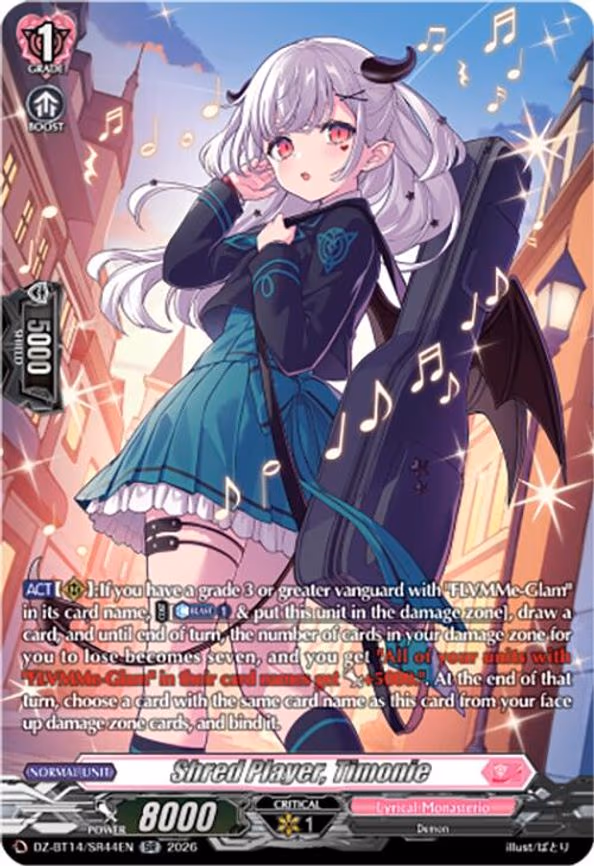 Shred Player, Timonie - SR (DZ-BT14/SR44EN)