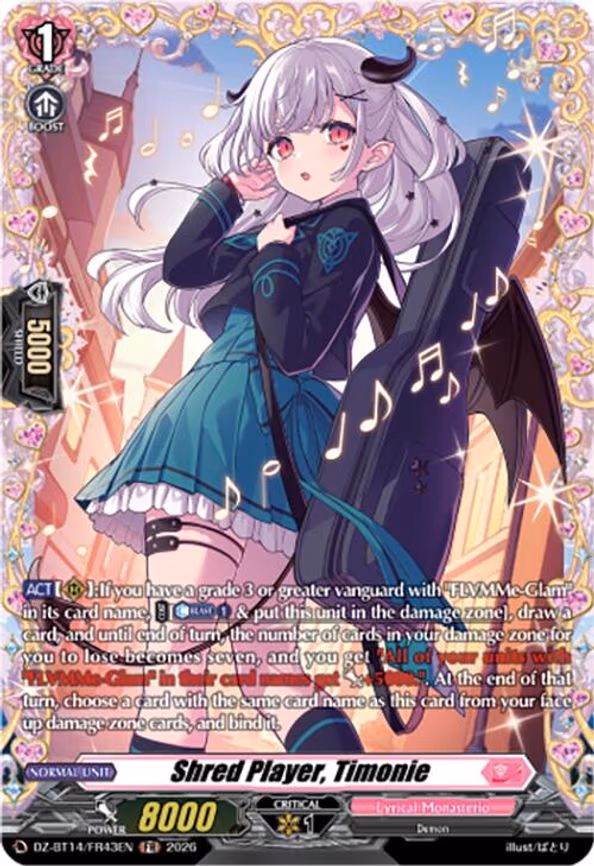 Shred Player, Timonie - Frame Rare (DZ-BT14/FR43EN)