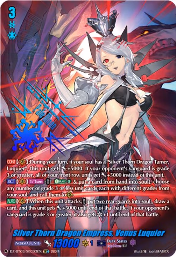 Silver Thorn Dragon Empress, Venus Luquier - SEC (DZ-BT03/SEC03EN)