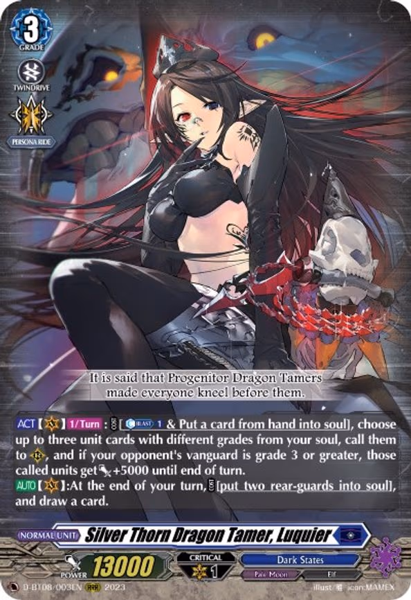 Silver Thorn Dragon Tamer, Luquier - RRR (D-BT08/003EN)
