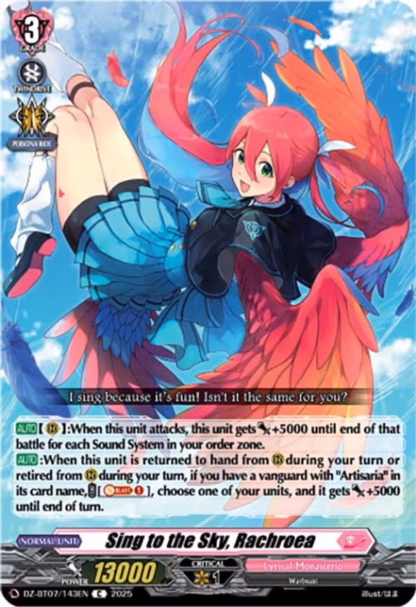 Sing to the Sky, Rachroea - C (DZ-BT07/143EN)