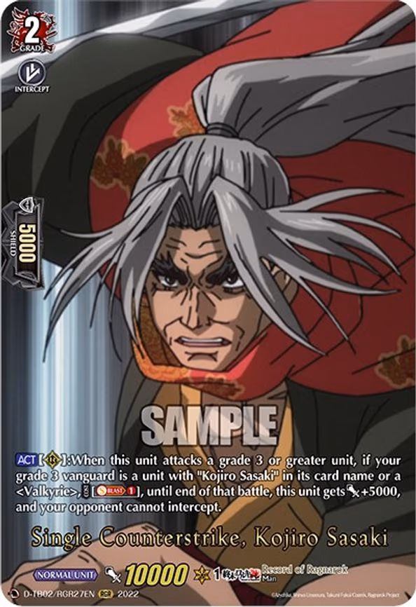 Single Counterstrike, Kojiro Sasaki - RGR (D-TB02/RGR27EN)