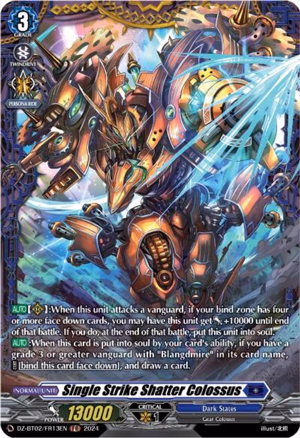 Single Strike Shatter Colossus - FR (DZ-BT02/FR13EN)