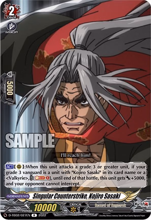 Singular Counterstrike, Kojiro Sasaki - R (D-TB02/027EN)