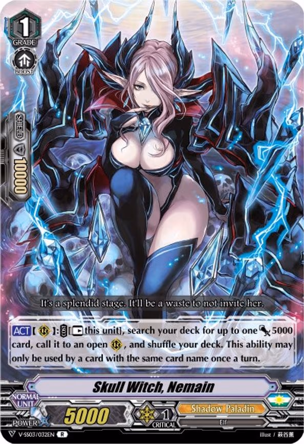 Skull Witch, Nemain - R (V-SS03/032EN)
