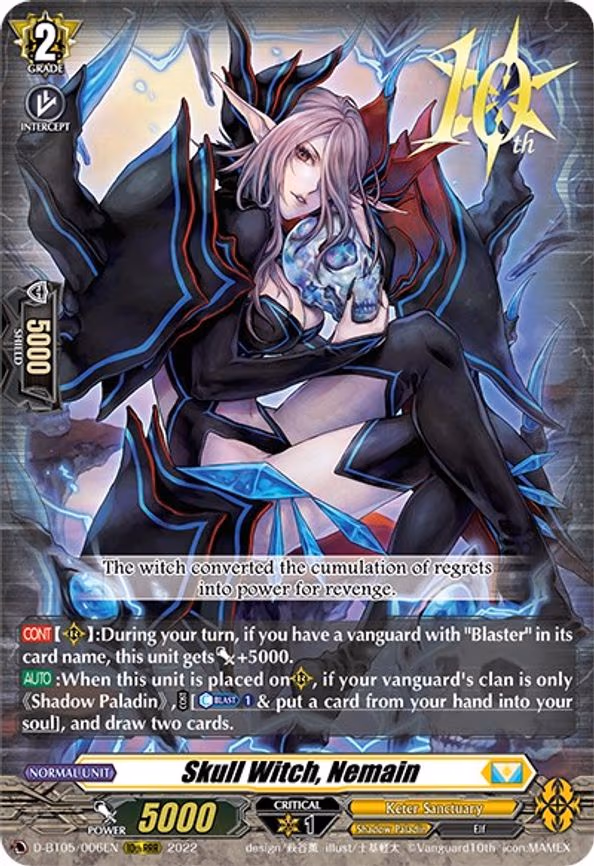 Skull Witch, Nemain - 10th RRR (D-BT05/006EN)
