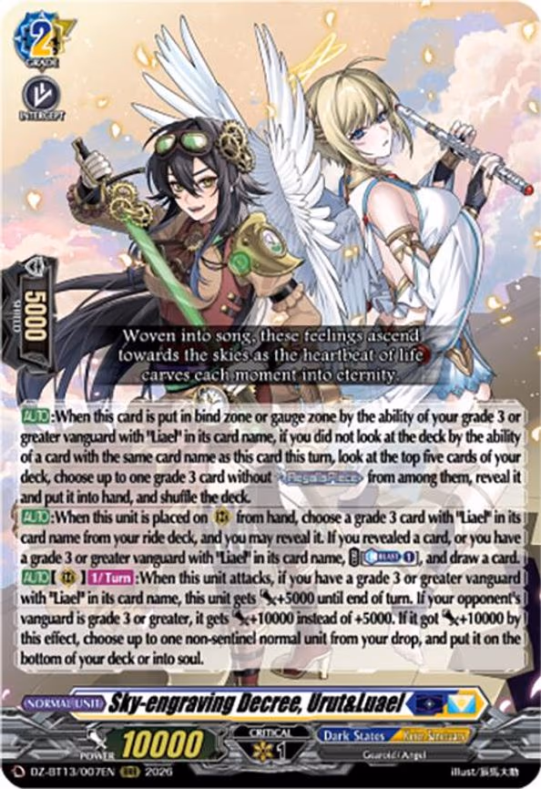 Sky-engraving Decree, Urut&Luael