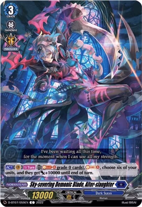 Sky-severing Demonic Blade, Alter-slaughter - C (D-BT07/059EN)